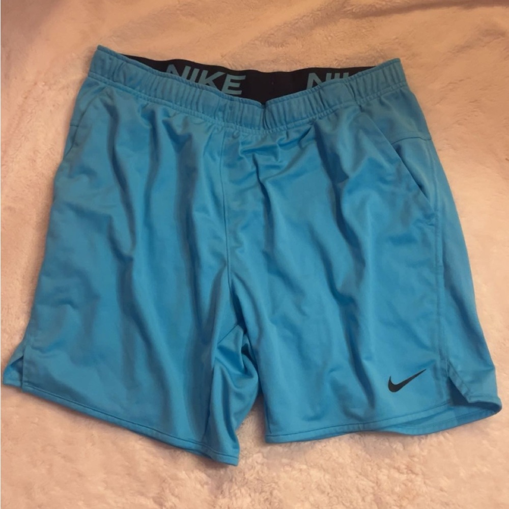 Nike Light Blue Sports Shorts